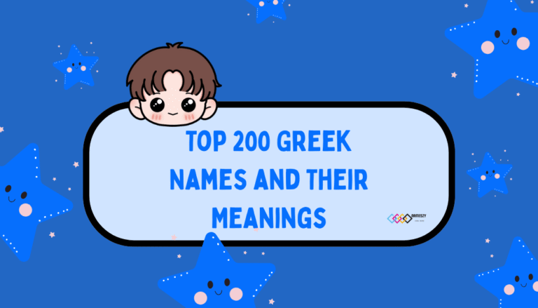 Top 200 Greek Names and Their Meanings