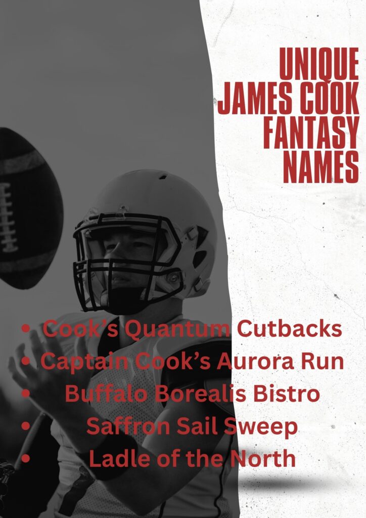Unique James Cook Fantasy Names