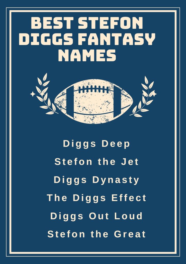 Best Stefon Diggs Fantasy Names