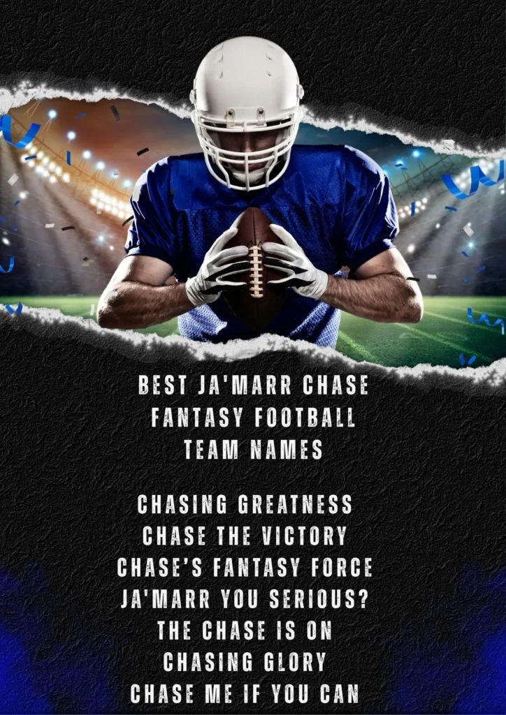 Best Ja'Marr Chase Fantasy Football Team Names