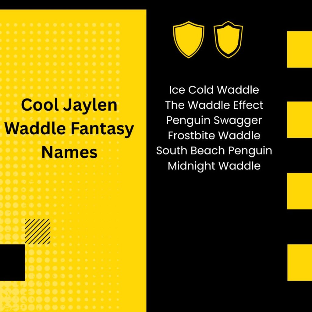 Cool Jaylen Waddle Fantasy Names