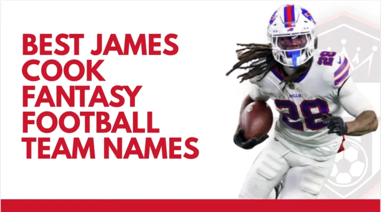 1000+ Best James Cook Fantasy Football Team Names